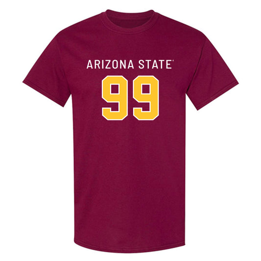 Arizona State - NCAA Football : CJ Fite - Maroon Replica Shersey Short Sleeve T-Shirt