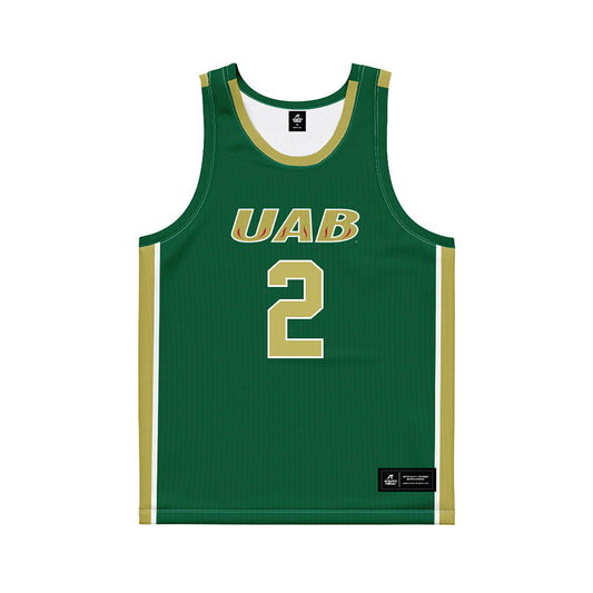 UAB - NCAA Men's Basketball : Daniel Ortiz - Green Jersey