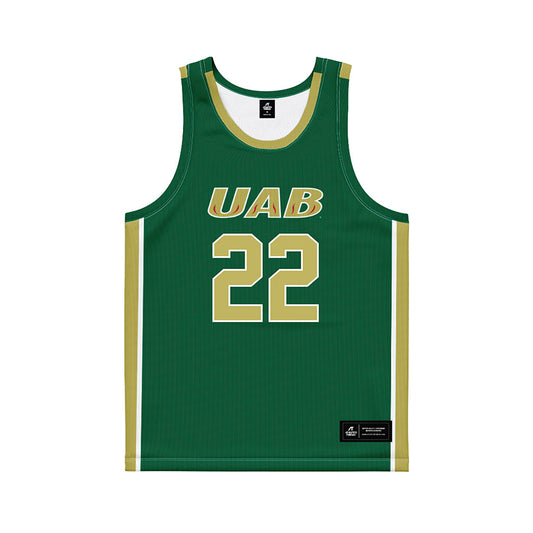 UAB - NCAA Men's Basketball : Barry Dunning - Green Jersey