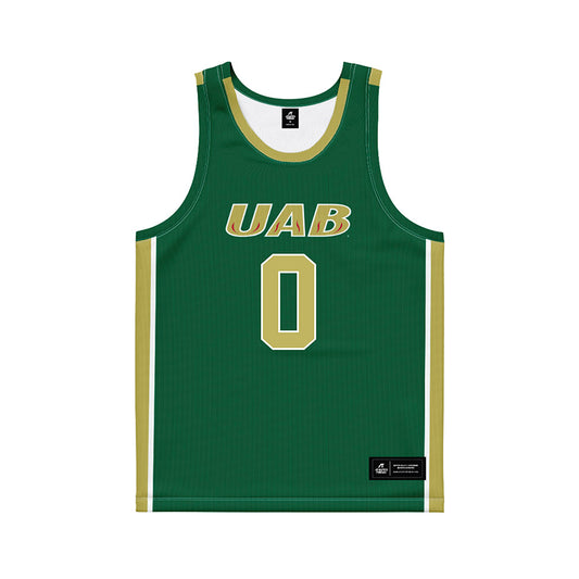 UAB - NCAA Men's Basketball : Javian Davis - Green Jersey