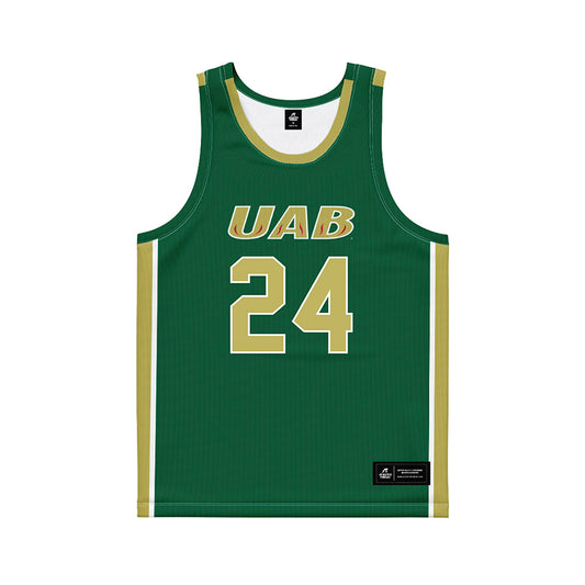 UAB - NCAA Men's Basketball : Efrem Johnson Jr - Green Jersey