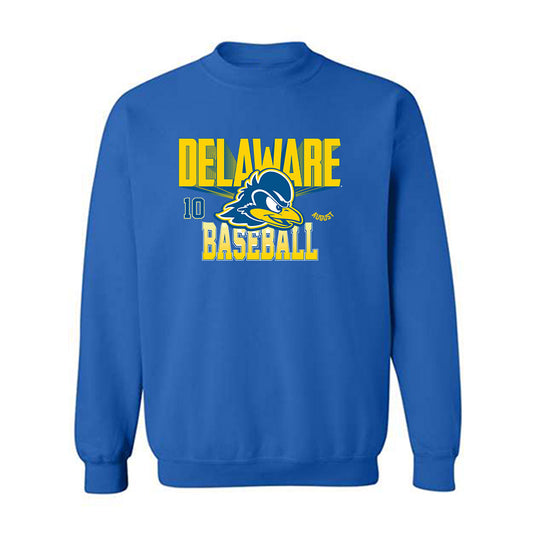 Delaware - NCAA Baseball : Tyler August - Crewneck Sweatshirt Classic Fashion Shersey