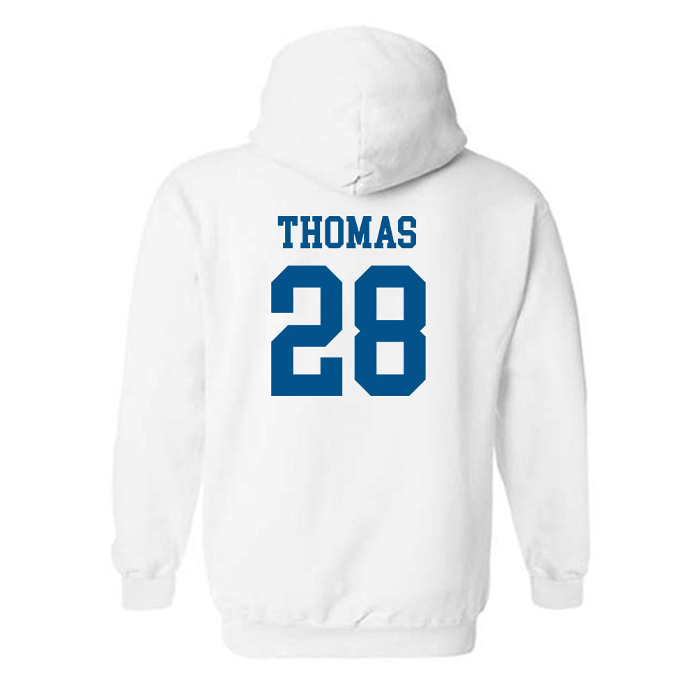 Delaware - NCAA Softball : Ryleigh Thomas - Hooded Sweatshirt Classic Shersey