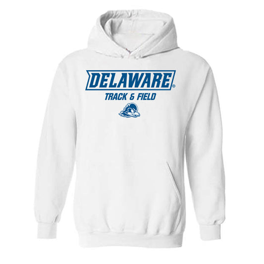 Delaware - NCAA Women's Track & Field (Indoor) : Amber Cray - Hooded Sweatshirt Classic Shersey