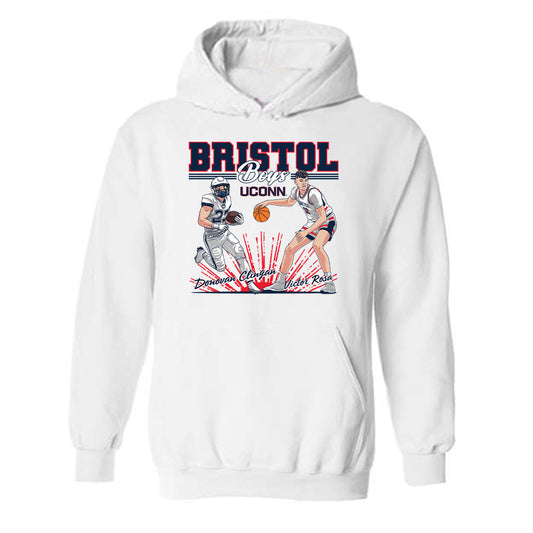 UConn - Victor Rosa & Donovan Clingan : Bristol Brothers Hooded Sweatshirt