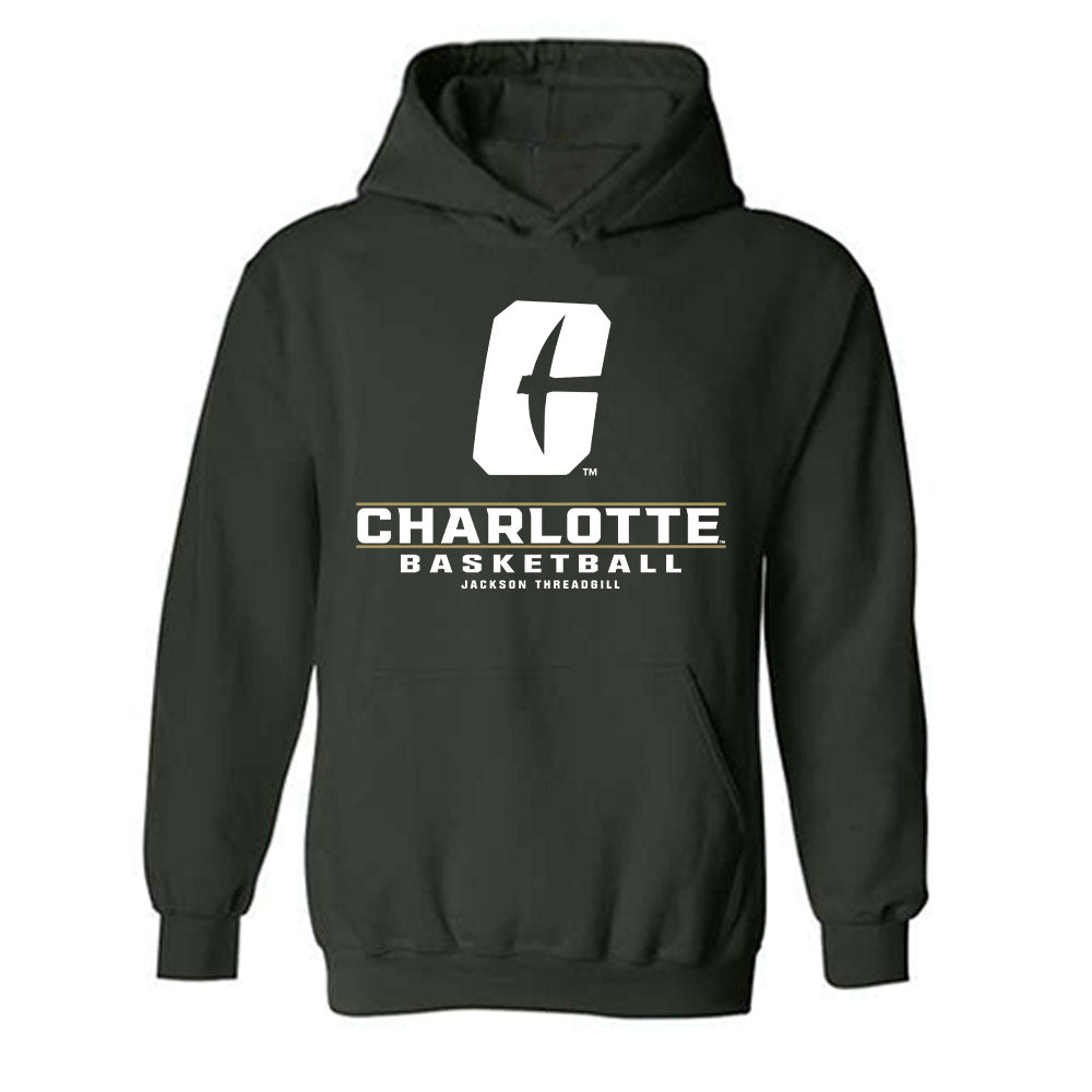 UNC Charlotte - NCAA Men's Basketball : Jackson Threadgill - Hooded Sweatshirt Classic Fashion Shersey