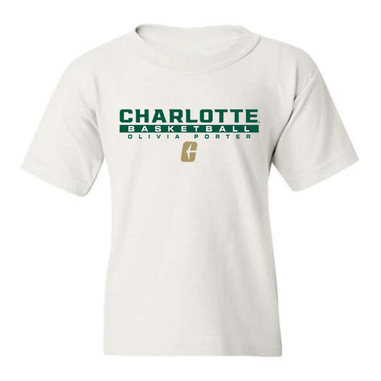 UNC Charlotte - NCAA Women's Basketball : Olivia Porter - Youth T-Shirt Classic Fashion Shersey