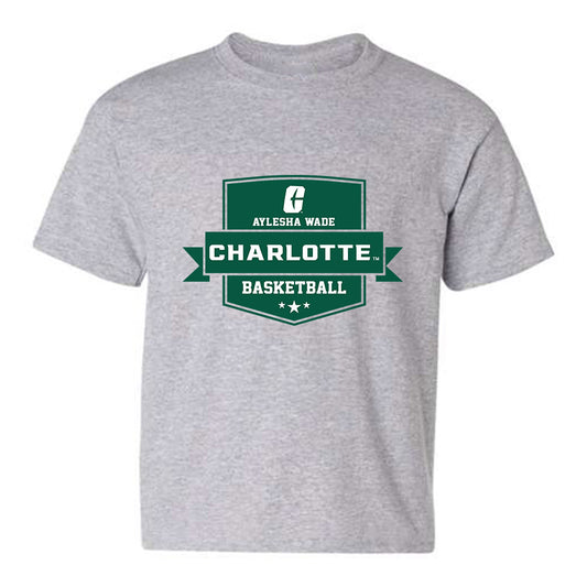 UNC Charlotte - NCAA Women's Basketball : Aylesha Wade - Youth T-Shirt Classic Fashion Shersey