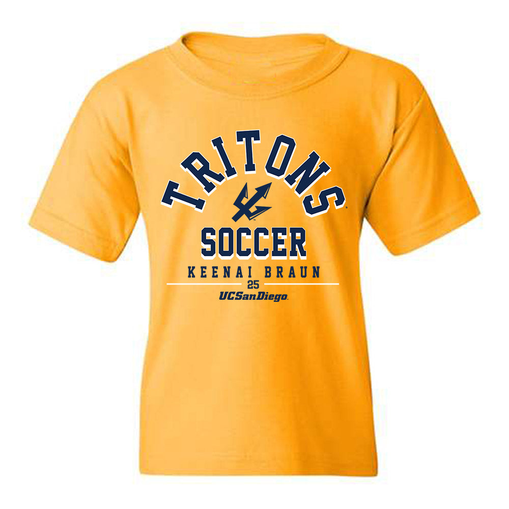 UCSD - NCAA Men's Soccer : Keenai Braun - Youth T-Shirt Classic Fashion Shersey