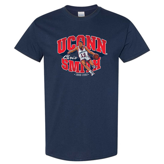 UConn - Men's Basketball Legends - Chris Smith - T-Shirt Individual Caricature