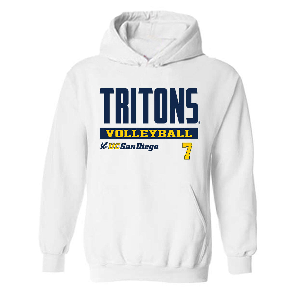 UCSD - NCAA Men's Volleyball : Matthew Lim - Hooded Sweatshirt Classic Fashion Shersey