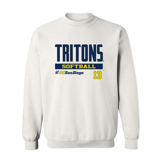 UCSD - NCAA Softball : Mariah Melendez - Crewneck Sweatshirt Classic Fashion Shersey