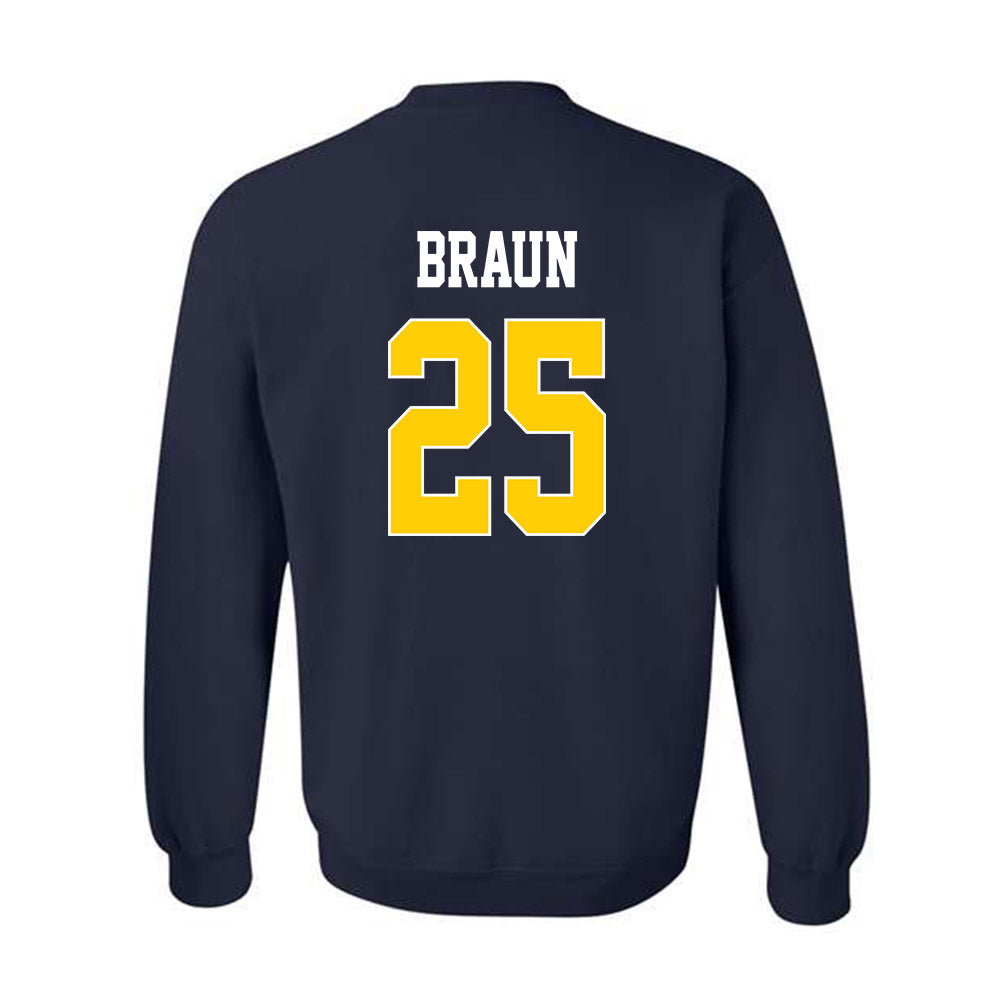 UCSD - NCAA Men's Soccer : Keenai Braun - Crewneck Sweatshirt Classic Shersey