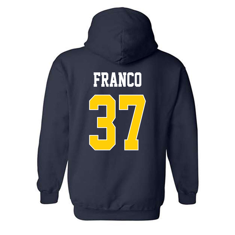 UCSD - NCAA Baseball : Xavier Franco - Hooded Sweatshirt Classic Shersey