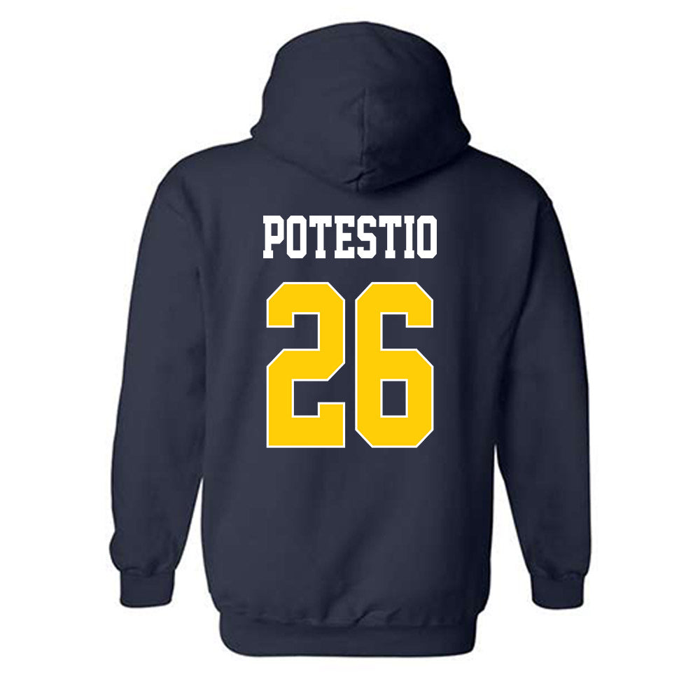 UCSD - NCAA Baseball : Anthony Potestio - Hooded Sweatshirt Classic Shersey