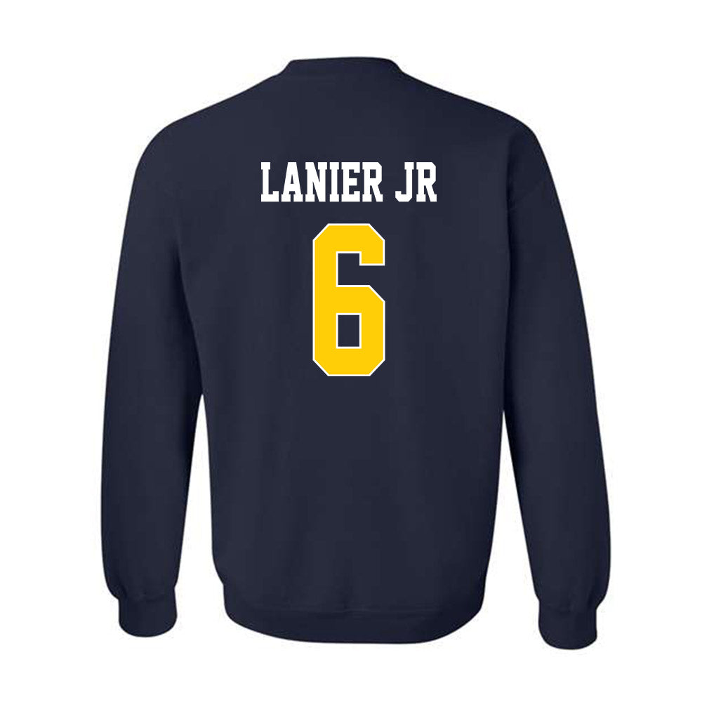 UCSD - NCAA Baseball : Delshaun Lanier Jr - Crewneck Sweatshirt Classic Shersey