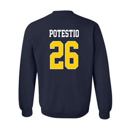 UCSD - NCAA Baseball : Anthony Potestio - Crewneck Sweatshirt Classic Shersey