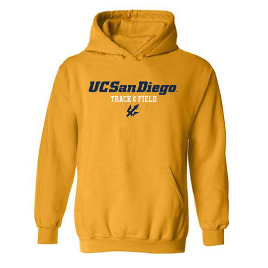 UCSD - NCAA Men's Track & Field (Outdoor) : Chuhan Xiao - Hooded Sweatshirt Classic Shersey
