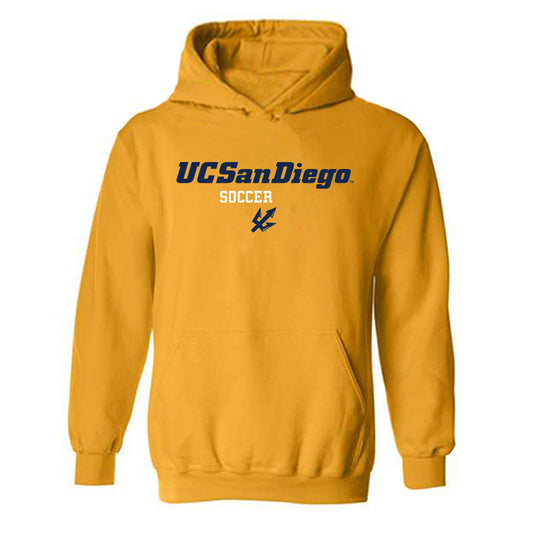 UCSD - NCAA Men's Soccer : Keenai Braun - Hooded Sweatshirt Classic Shersey