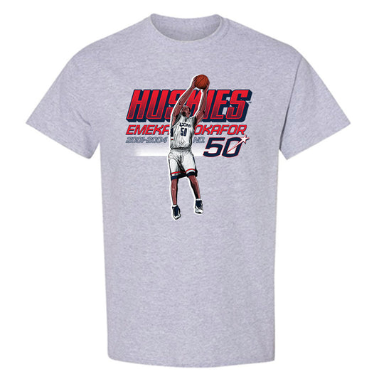 UConn - Men's Basketball Legends - Emeka Okafor - T-Shirt Individual Caricature