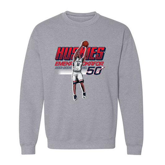 UConn - Men's Basketball Legends - Emeka Okafor - Crewneck Sweatshirt Individual Caricature