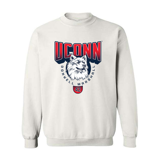 UConn - Men's Basketball Legends - Donyell Marshall - Crewneck Sweatshirt Classic Shersey