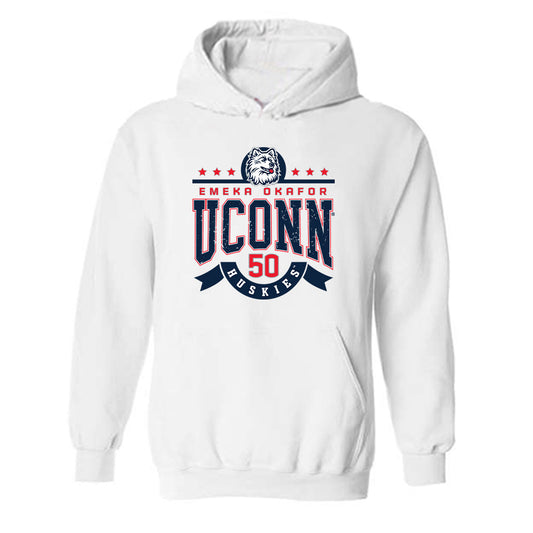 UConn - Men's Basketball Legends - Emeka Okafor - Hooded Sweatshirt Classic Shersey