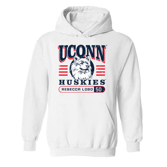 UConn - Women's Basketball Legends - Rebecca Lobo - Hooded Sweatshirt Classic Shersey