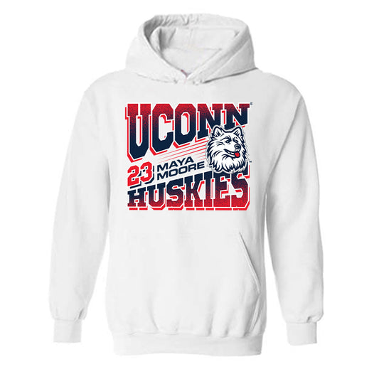 UConn - Women's Basketball Legends - Maya Moore - Hooded Sweatshirt Classic Shersey