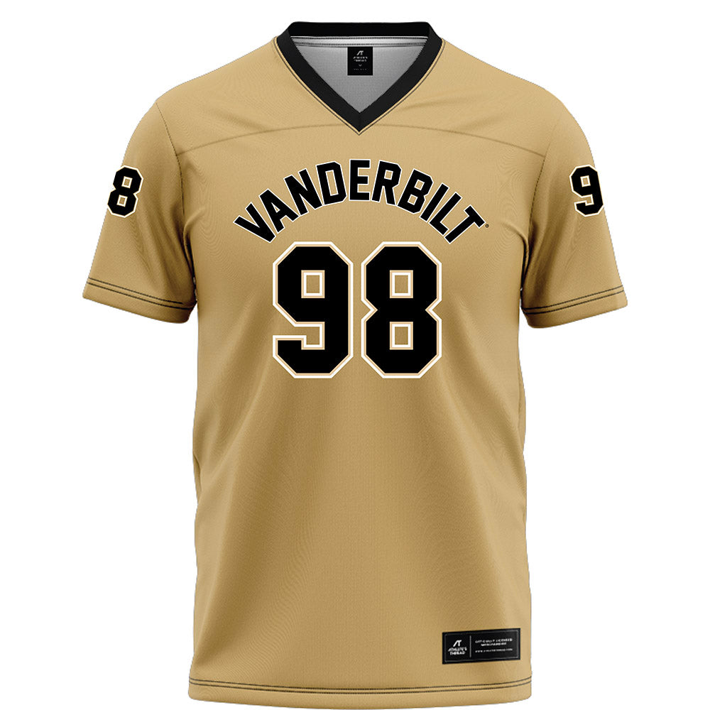 Vanderbilt - NCAA Football : Demarion Thomas - Football Jersey Gold