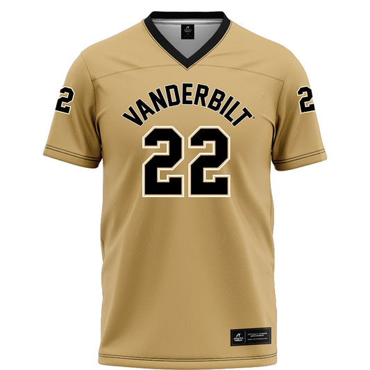 Vanderbilt - NCAA Football : Bryce Cowan - Football Jersey Gold