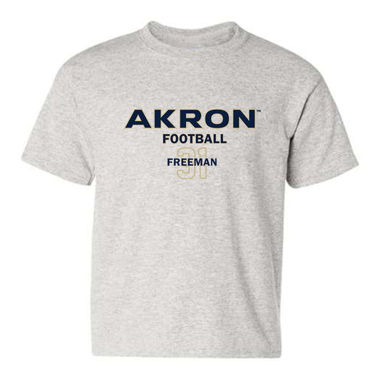 Akron - NCAA Football : Fahrell Freeman - Youth T-Shirt Classic Fashion Shersey