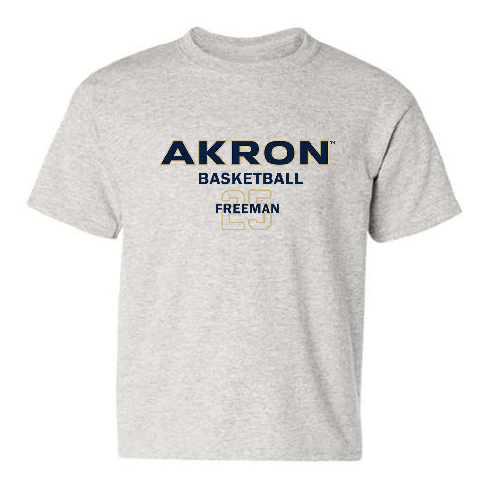 Akron - NCAA Men's Basketball : Enrique Freeman - Youth T-Shirt Classic Fashion Shersey