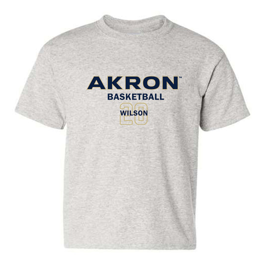 Akron - NCAA Men's Basketball : Evan Wilson - Youth T-Shirt Classic Fashion Shersey