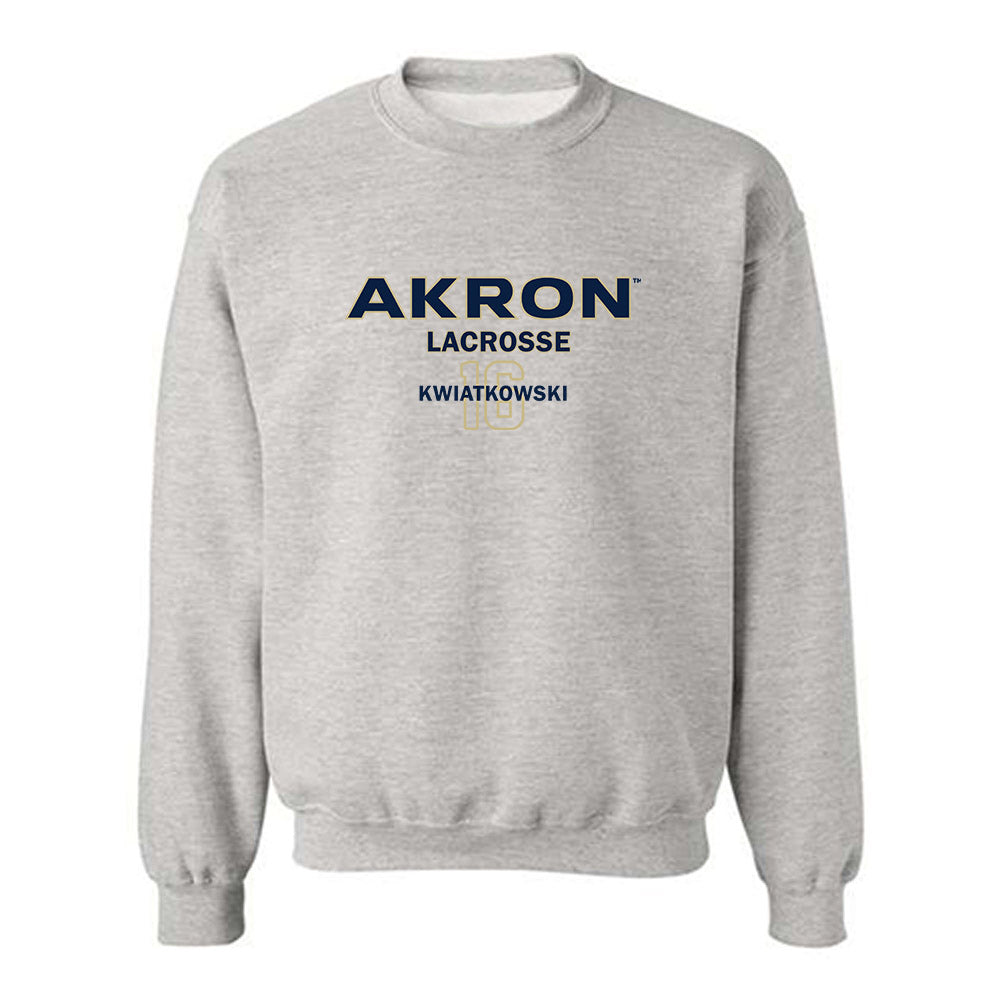 Akron - NCAA Women's Lacrosse : Cami Kwiatkowski - Crewneck Sweatshirt Classic Fashion Shersey