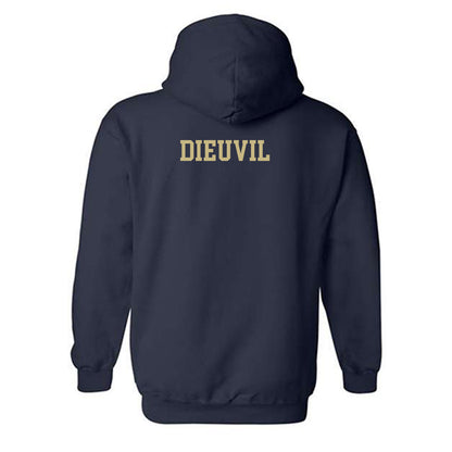 Akron - NCAA Men's Track & Field (Indoor) : Jean Dieuvil - Hooded Sweatshirt Classic Shersey