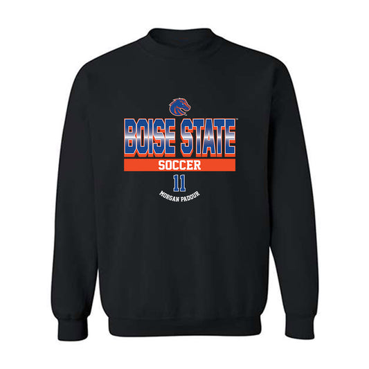 Boise State - NCAA Women's Soccer : Morgan Padour - Crewneck Sweatshirt Classic Fashion Shersey