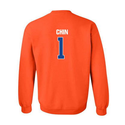 Boise State - NCAA Men's Tennis : John Chin - Crewneck Sweatshirt Classic Shersey