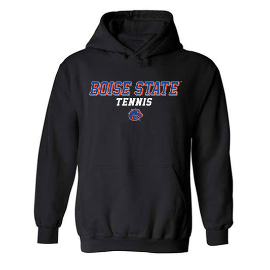 Boise State - NCAA Men's Tennis : Teague Burger - Hooded Sweatshirt Classic Shersey