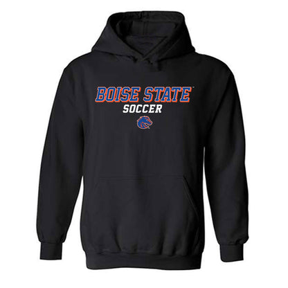 Boise State - NCAA Women's Soccer : Michaela Justiniani - Hooded Sweatshirt Classic Shersey