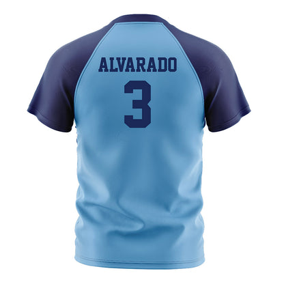 Marquette - NCAA Men's Soccer : Diegoarmando Alvarado - Blue Soccer Jersey