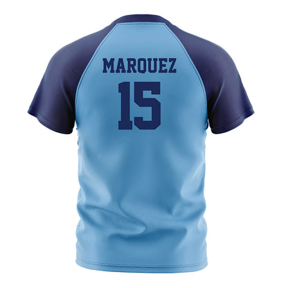Marquette - NCAA Men's Soccer : Christian Marquez - Blue Soccer Jersey