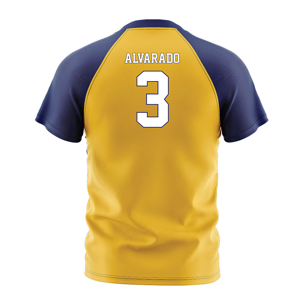 Marquette - NCAA Men's Soccer : Diegoarmando Alvarado - Gold Soccer Jersey