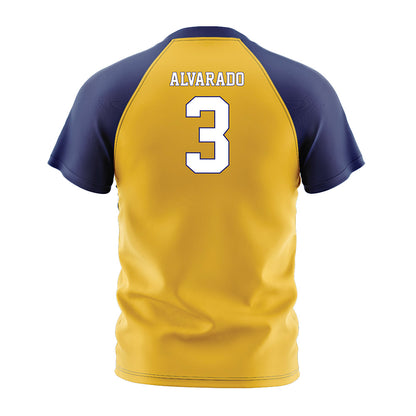 Marquette - NCAA Men's Soccer : Diegoarmando Alvarado - Gold Soccer Jersey