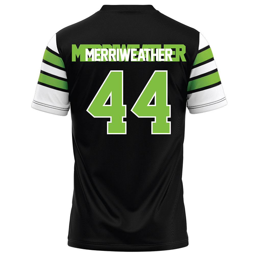 UAB - NCAA Football : Miquon Merriweather - Black Football Jersey Football Jersey