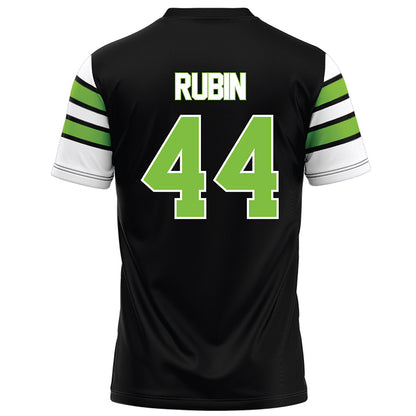 UAB - NCAA Football : Joshua Rubin - Black Football Jersey Football Jersey