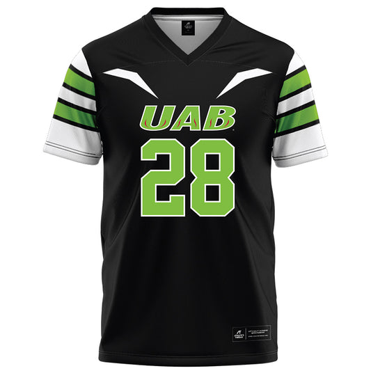 UAB - NCAA Football : Brandon Franklin - Black Jersey