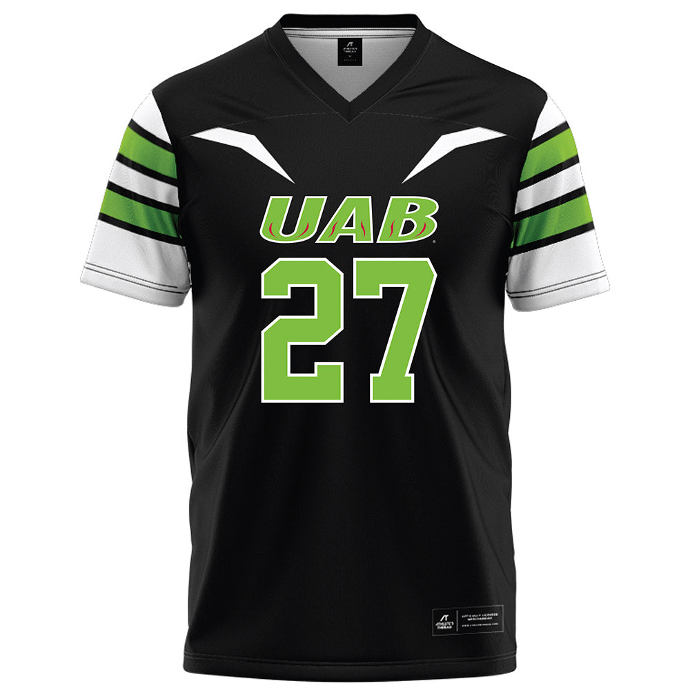 UAB - NCAA Football : Everett Roussaw Jr - Black Jersey