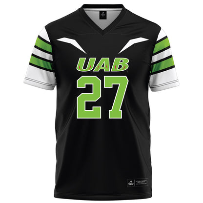 UAB - NCAA Football : Everett Roussaw Jr - Black Jersey
