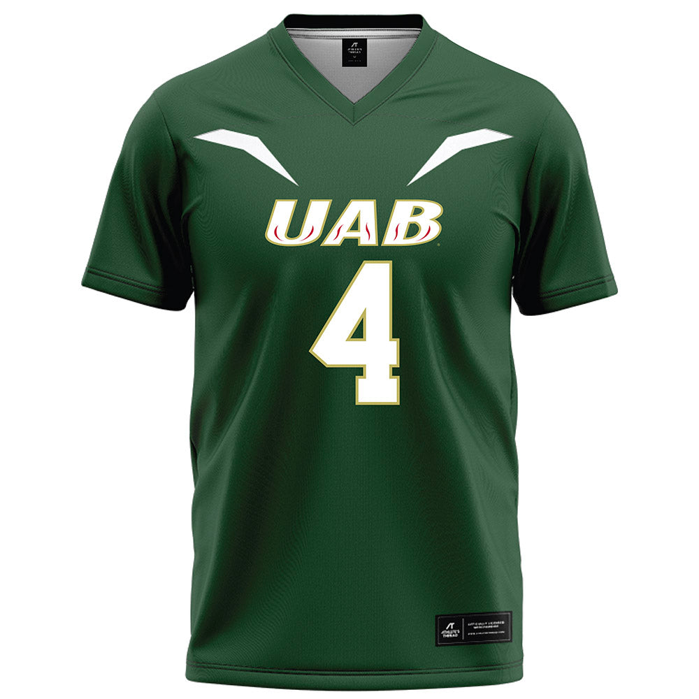 UAB - NCAA Football : Jacob Zeno - Green Jersey